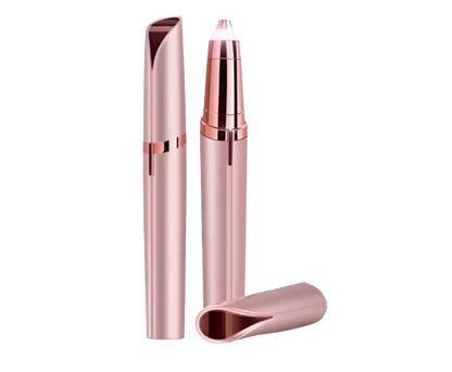 Lápiz Depilador De Cejas Y Vello Facial Recargable Con Usb Rosa