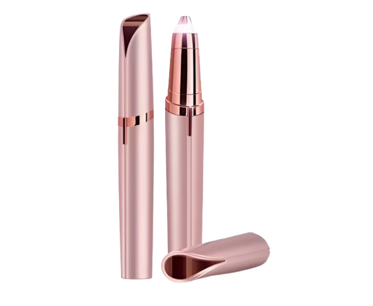 Lápiz Depilador De Cejas Y Vello Facial Recargable Con Usb Rosa